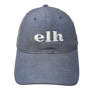 Blue 84 elh Embroidered Blue Baseball Cap Adjustable Chambray One Size Hat